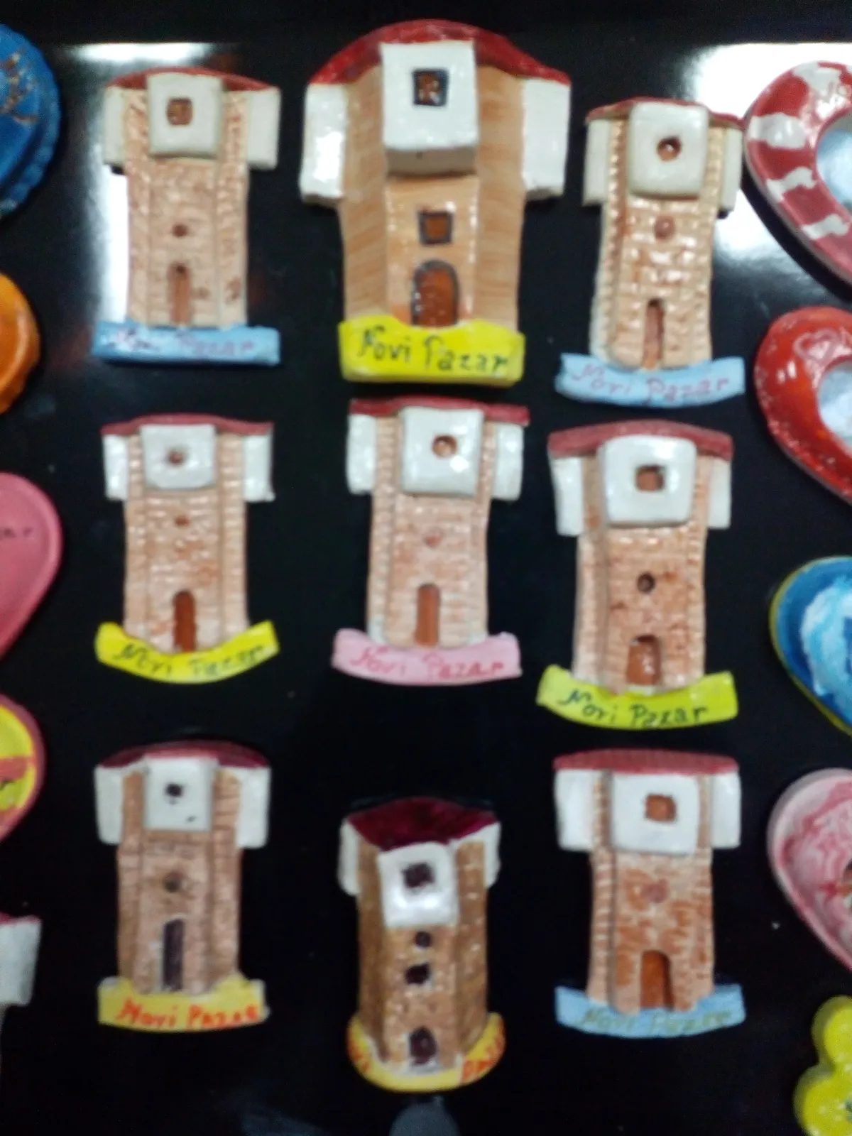 Hand-made ceramic keepsakes of Novi Pazar